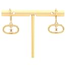 Celine Triomphe Gold Hoop Earrings - Céline