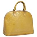 LOUIS VUITTON Monogram Vernis Alma PM Hand Bag 2way Dunne M90170 LV Auth KD187 - Louis Vuitton