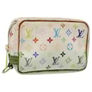 LOUIS VUITTON Poche Wapity Monograma Multicolor Branco M58033 Auth KD195 - Louis Vuitton