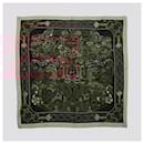 Foulard en soie et cachemire Hermes Carre Geant 140 FOLKLORE - Hermès