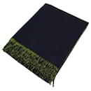 Hermes Cashmere Stole in Navy and Orange - Hermès