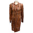 Imp of the Roses Caffe Lido Beach Rose Button Laser Perforated Leather Jacket - Autre Marque