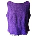 Top Morado con Pedrería - Autre Marque