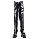 Thigh High Boots with Faux Pearl Accents - Louis Vuitton