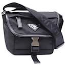 Prada Re-Nylon x Saffiano Leather Shoulder Bag