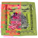 Hermes Carre 90 Silk Scarf in Orange - Hermès