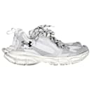 Balenciaga x Under Armour 3XL Sneakers in White Polyester