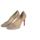 CHRISTIAN LOUBOUTIN Heels T.EU 39 Leather - Christian Louboutin