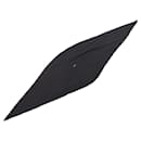 FOULARD HERMES LOSANGE EN CACHEMIRE ET SOIE NOIR BLACK CASHMERE SILK SCARF - Hermès