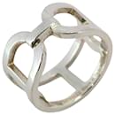 Hermes Ever Chaine d'Ancre Silver 925 Band Ring - Hermès