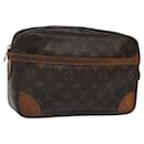 LOUIS VUITTON Monogram Compiegne 28 Clutch Bag M51845 LV Auth ki5523 - Louis Vuitton