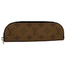 LOUIS VUITTON Monogram Reverse Pencil Pouch Charlotte Pen Case GI1165 Auth MY088 - Louis Vuitton