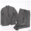 CORNELIANI Glen Plaid Blazer and Trousers Set, Size 48 - Corneliani