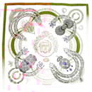 Hermes Silk Scarf KOSMIMA Brown - Hermès