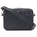 Christian Dior Black Nylon Canvas Shoulder Bag