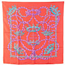 Hermès Pink SLe Sacre Du Printemps Silk Scarf