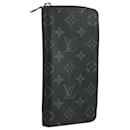 LOUIS VUITTON Monogram Eclipse Zippy Wallet Vertical Wallet M62295 Auth yk16188 - Louis Vuitton