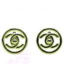 Chanel Coco Mark Turnlock Earrings