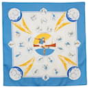 Hermès Carré 90 " Vivs Les champions!" 100% Silk Scarf
