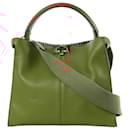 Fendi Peek-a-boo X-light Leather 2 Way Shoulder Bag in Brown