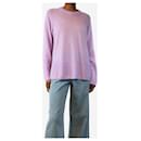 Purple sheer knit jumper - size XS - Autre Marque