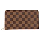 Louis Vuitton Brown Damier Ebene Zippy Wallet