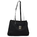 FENDI Zucca Canvas Tote Bag Black Auth BD599 - Fendi