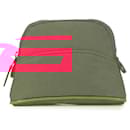 Hermes Canvas Bolide Mini Pouch Pink - Hermès
