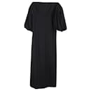 Mother of Pearl Off Shoulder Midi Dress in Black Polyester - Autre Marque