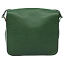 LOUIS VUITTON Epi Cartouchiere MM Shoulder Bag Green M52244 LV Auth hk2184 - Louis Vuitton