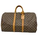 Louis Vuitton Monogram Keepall 55 Boston Bag