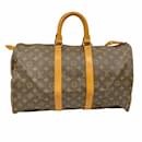 Louis Vuitton Monogram Keepall 45 Boston Bag