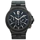 Bvlgari Diagono DG42BSCCH Black Dial Watch for Men - Bulgari