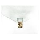 Louis Vuitton Green Epi Leather Clutch Bag
