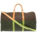 Louis Vuitton Keepall Bandouliere 50 Monogram Boston Bag