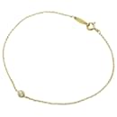 Pulseira charm Tiffany em ouro amarelo 18K com diamante - Tiffany & Co