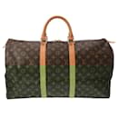 Louis Vuitton Monogram Keepall 50 Boston Bag