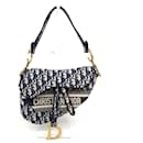 Christian Dior Oblique Saddle Bag & Strap 