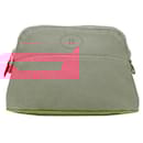 Hermes Bolide 20 Canvas Pouch Pink - Hermès