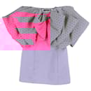 Rotate by Birger Christensen Natalie Bow-Detail Strapless Mini Dress in Pink Polyester - Autre Marque