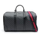 Gucci GG Supreme Boston Bag Leather Black