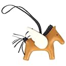 Hermès Rodeo MM Charm in Brown Leather