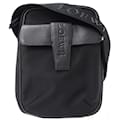 Loewe Men's Shoulder Bag in Black Canvas