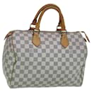 LOUIS VUITTON Damier Azur Speedy 30 Hand Bag N41533 LV Auth BD864 - Louis Vuitton