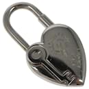 HERMES Cadena Fantasy Heart Padlock 2024 Limited Edition Silver Auth hk2369 - Hermès