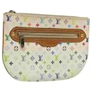 LOUIS VUITTON Monogram Multicolor Pochette GM Pouch White M60027 LV Auth hk2317 - Louis Vuitton