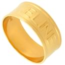 Celine 18K Yellow Gold Band Ring - Céline