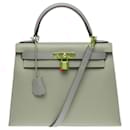 HERMES Kelly 28 Bag in Pink Leather - 102609 - Hermès