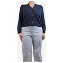 Blue pocket cardigan - size L - Autre Marque