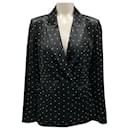 CAMI NYC Black / White Dot Print Zana Blazer - Autre Marque